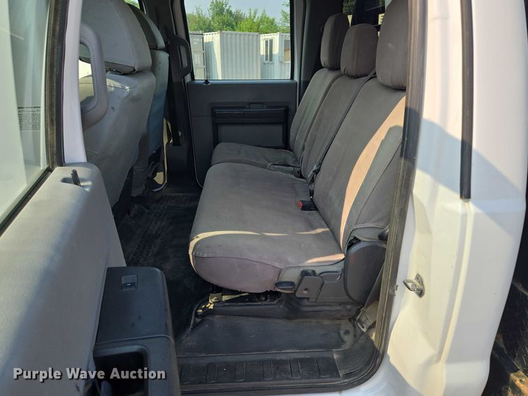 image for item EF1922 2014 Ford F450 Crew Cab flatbed truck