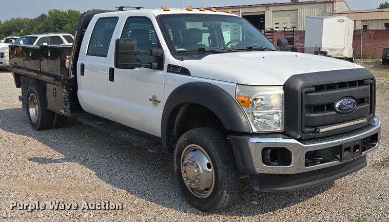 image for item EF1925 2016 Ford F450 Crew Cab flatbed truck