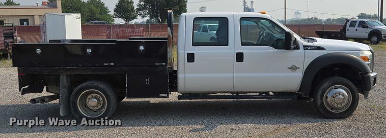 image for item EF1925 2016 Ford F450 Crew Cab flatbed truck