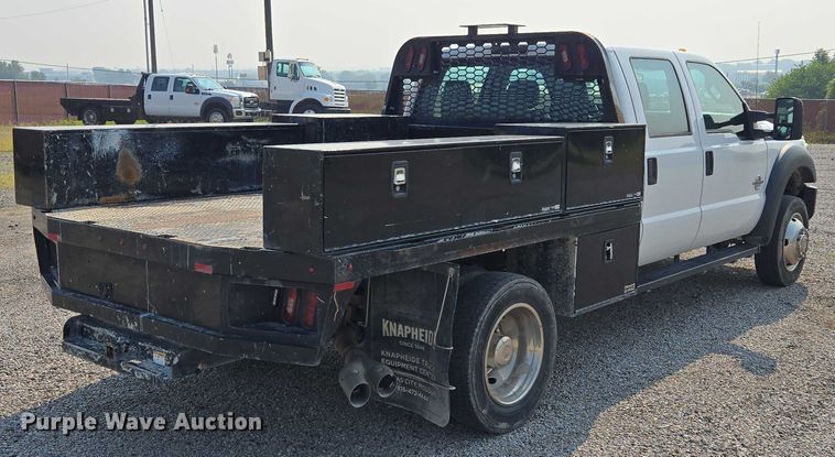image for item EF1925 2016 Ford F450 Crew Cab flatbed truck