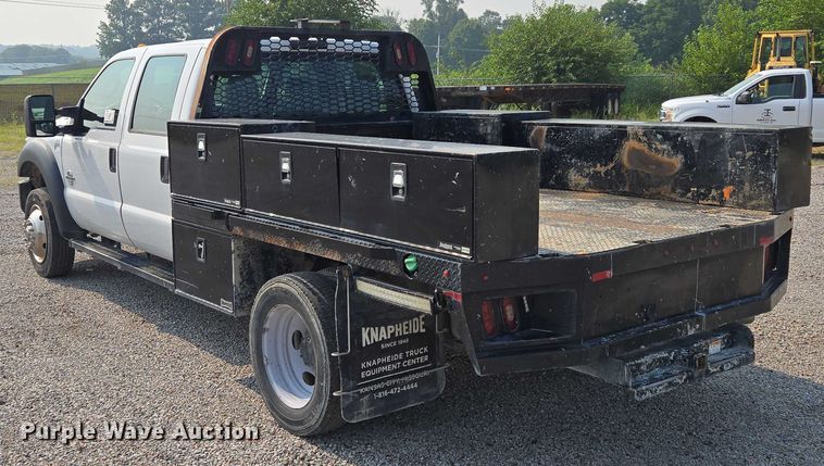 image for item EF1925 2016 Ford F450 Crew Cab flatbed truck