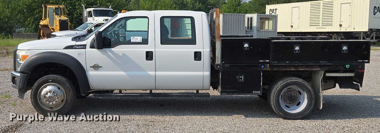 image for item EF1925 2016 Ford F450 Crew Cab flatbed truck