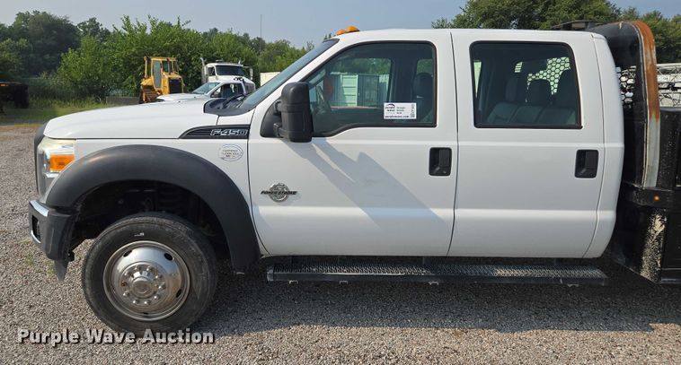 image for item EF1925 2016 Ford F450 Crew Cab flatbed truck