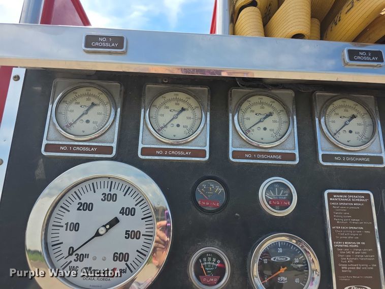 image for item EF3737 1982 Ford 8000 pumper fire truck