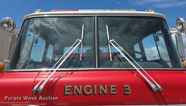image for item EF3737 1982 Ford 8000 pumper fire truck