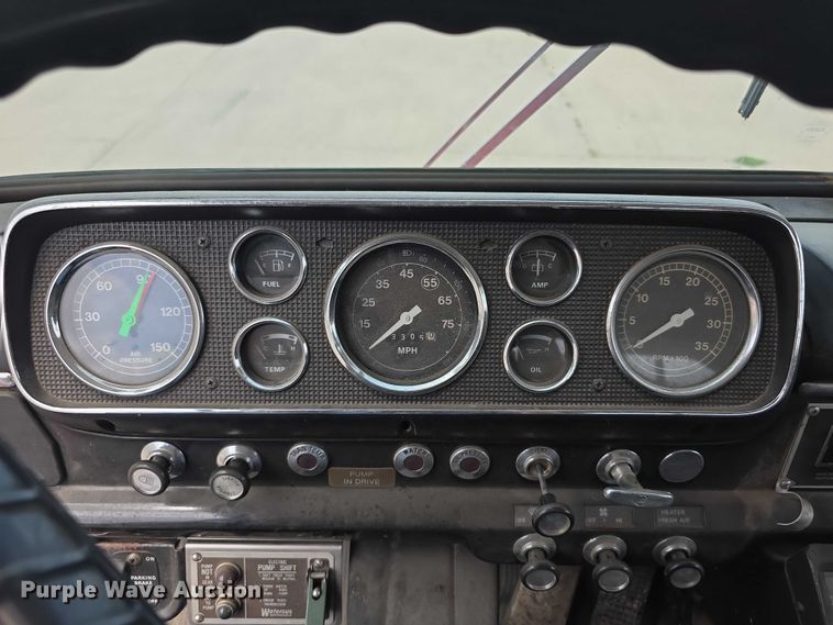 image for item EF3737 1982 Ford 8000 pumper fire truck