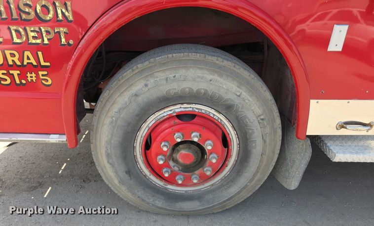 image for item EF3737 1982 Ford 8000 pumper fire truck