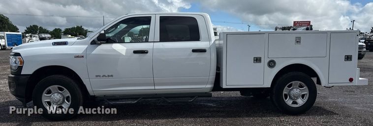 image for item EG5901 2021 Dodge Ram 2500 Quad Cab utility bed pickup truck