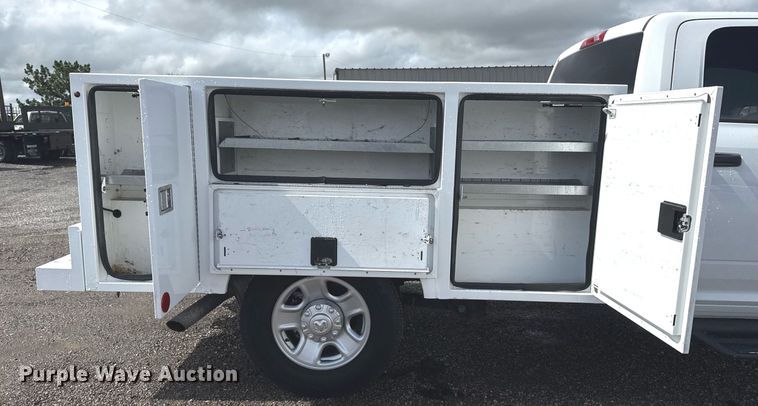 image for item EG5901 2021 Dodge Ram 2500 Quad Cab utility bed pickup truck