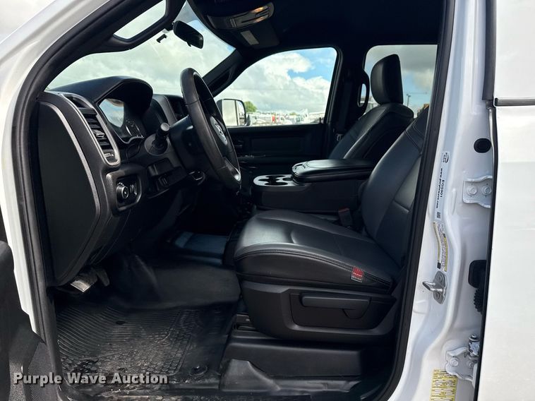 image for item EG5901 2021 Dodge Ram 2500 Quad Cab utility bed pickup truck