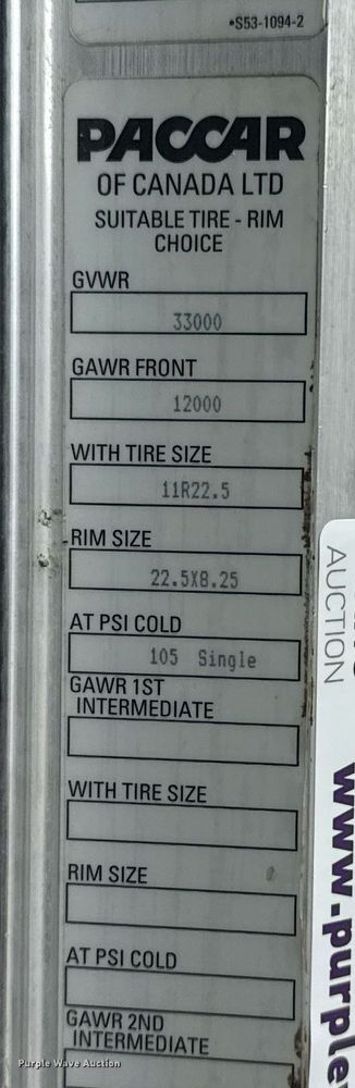 image for item EG6078 2014 Peterbilt 337 truck cab and chassis