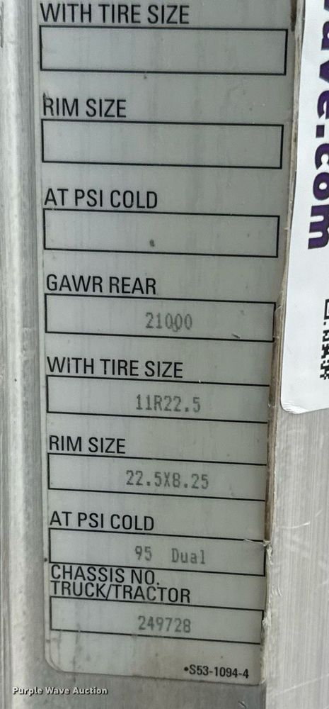 image for item EG6078 2014 Peterbilt 337 truck cab and chassis