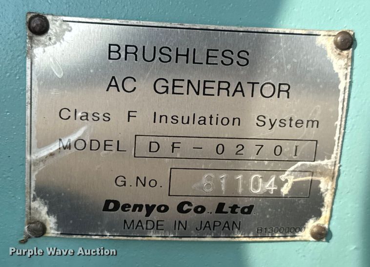 image for item EG6116 2001 MQ Power Whisperwatt DCA-25SSIU generator