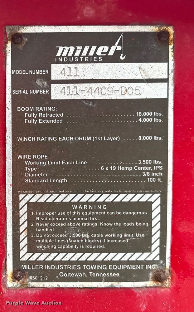 image for item EG8172 2006 Ford F350 Super Duty tow truck