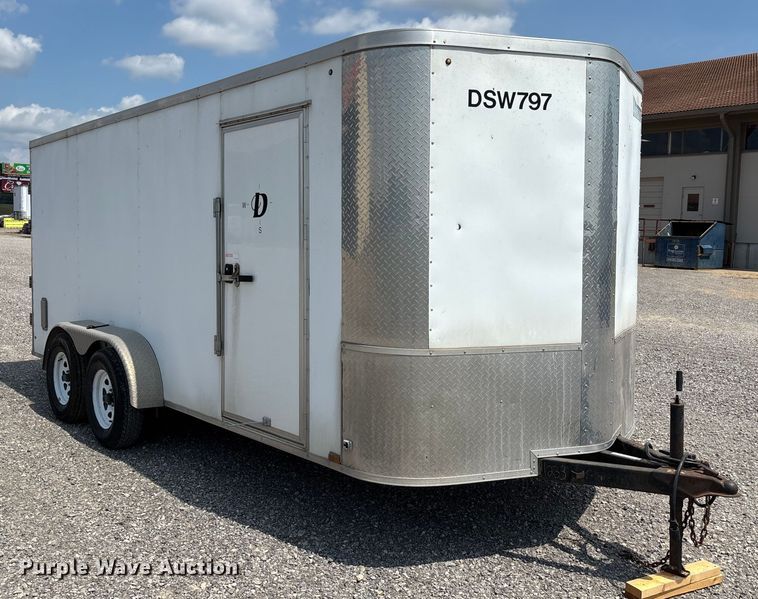 image for item EJ7649 2019 Arising 716VTDW enclosed cargo trailer