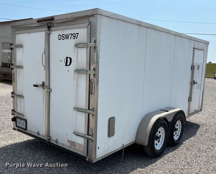 image for item EJ7649 2019 Arising 716VTDW enclosed cargo trailer