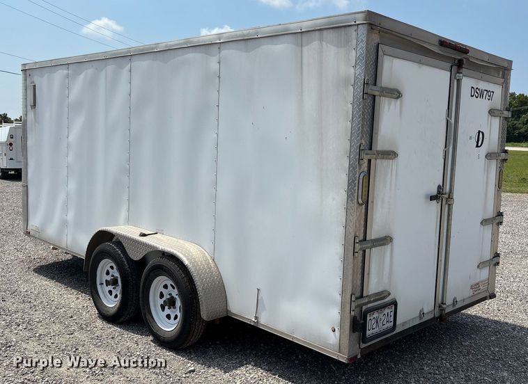 image for item EJ7649 2019 Arising 716VTDW enclosed cargo trailer