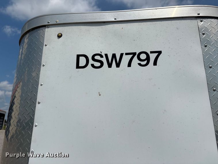 image for item EJ7649 2019 Arising 716VTDW enclosed cargo trailer