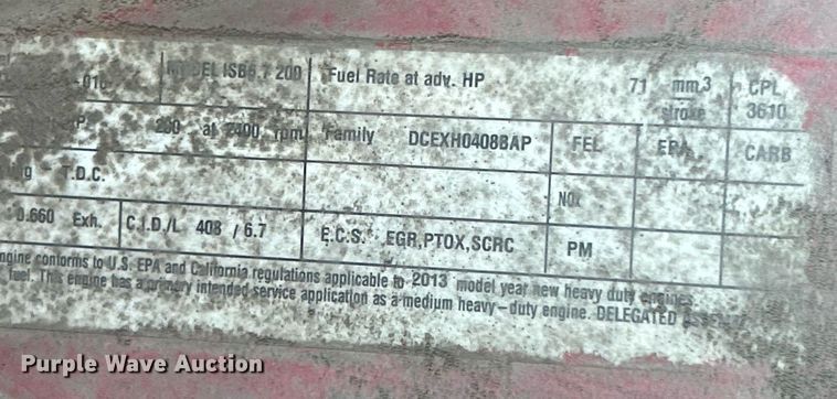 image for item EK8305 2014 Freightliner MT45 delivery van