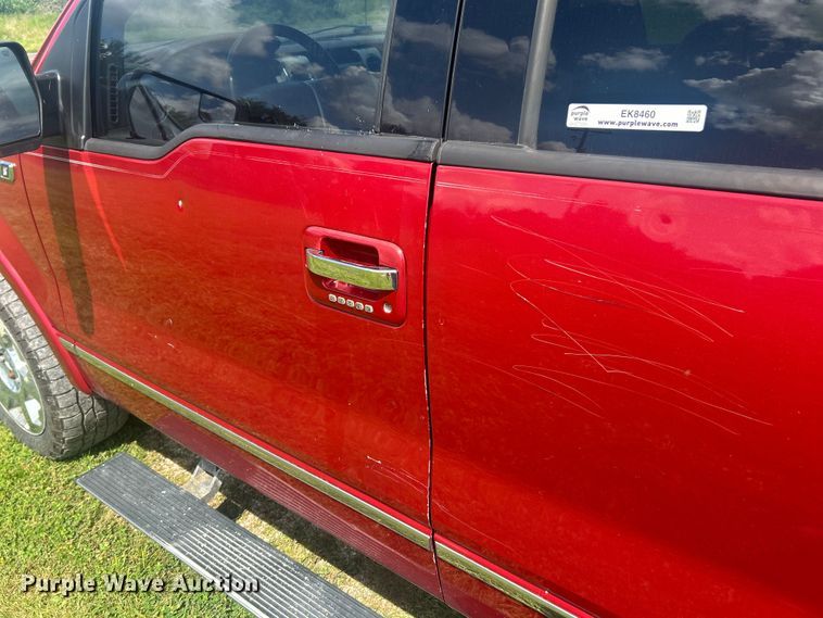 image for item EK8460 2010 Ford F150 Platinum SuperCrew pickup truck