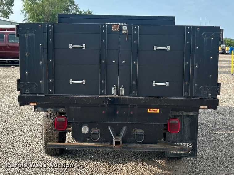 image for item EK8493 2009 Ford F250 Super Duty XL flatbed pickup truck