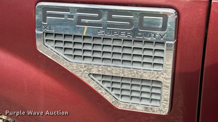 image for item EK8493 2009 Ford F250 Super Duty XL flatbed pickup truck