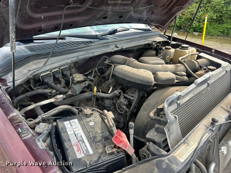 image for item EK8493 2009 Ford F250 Super Duty XL flatbed pickup truck