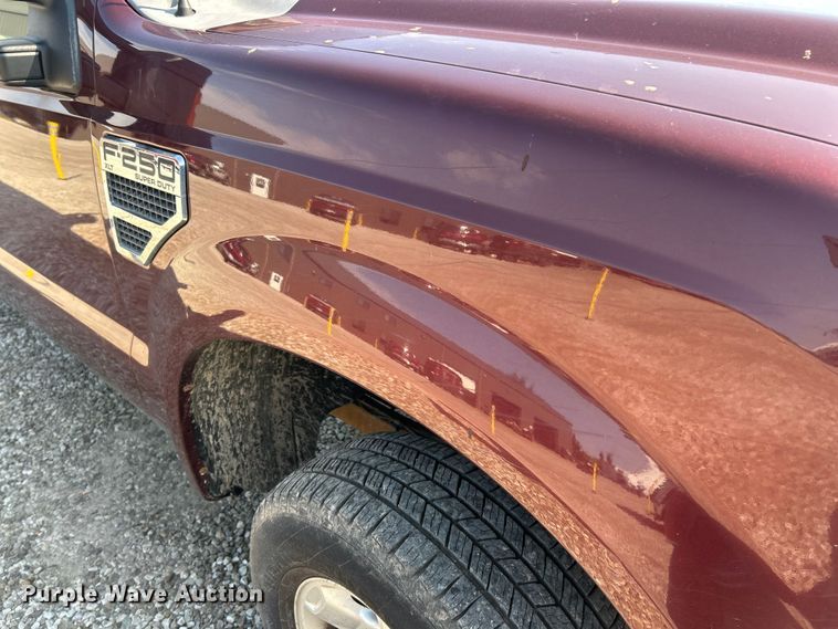 image for item EK8494 2010 Ford F250 Super Duty XLT SuperCab flatbed pickup truck