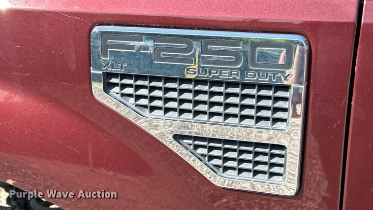 image for item EK8494 2010 Ford F250 Super Duty XLT SuperCab flatbed pickup truck