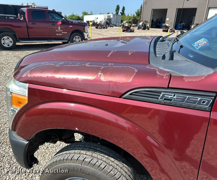 image for item EK8495 2012 Ford F350 Super Duty XL SuperCab flatbed pickup truck