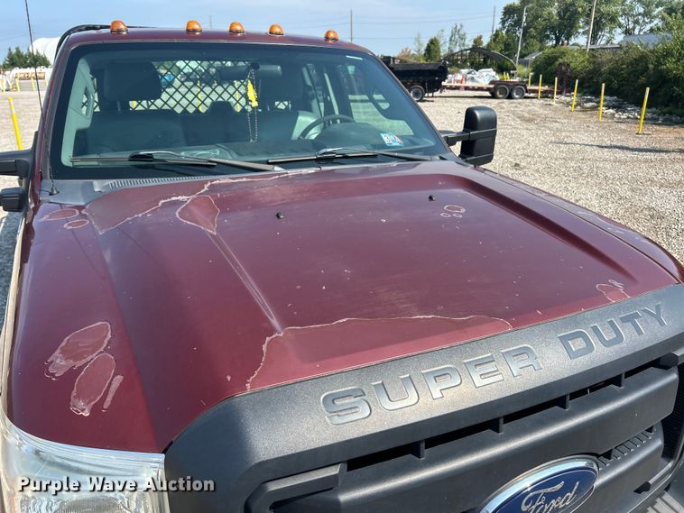 image for item EK8495 2012 Ford F350 Super Duty XL SuperCab flatbed pickup truck