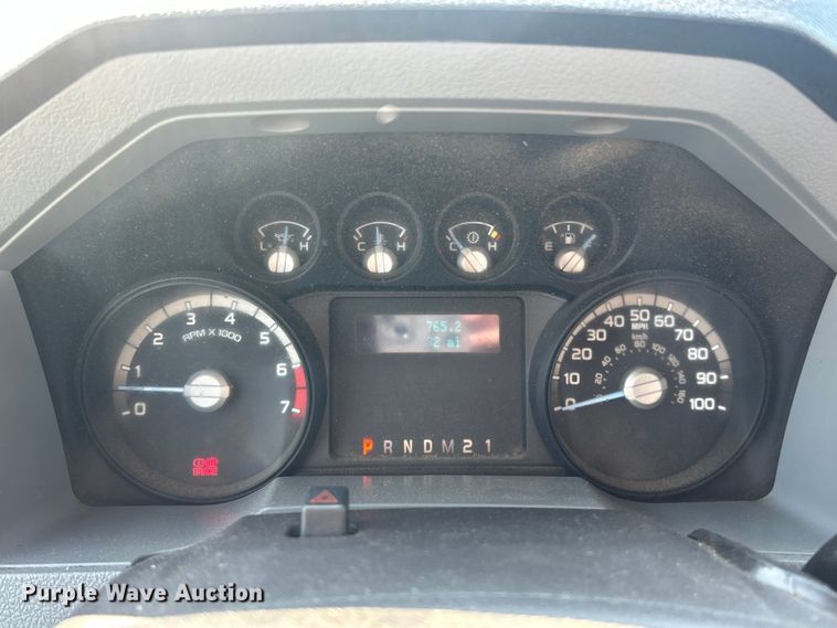 image for item EK8495 2012 Ford F350 Super Duty XL SuperCab flatbed pickup truck