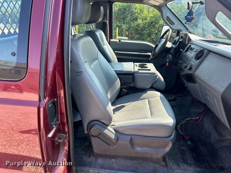 image for item EK8495 2012 Ford F350 Super Duty XL SuperCab flatbed pickup truck