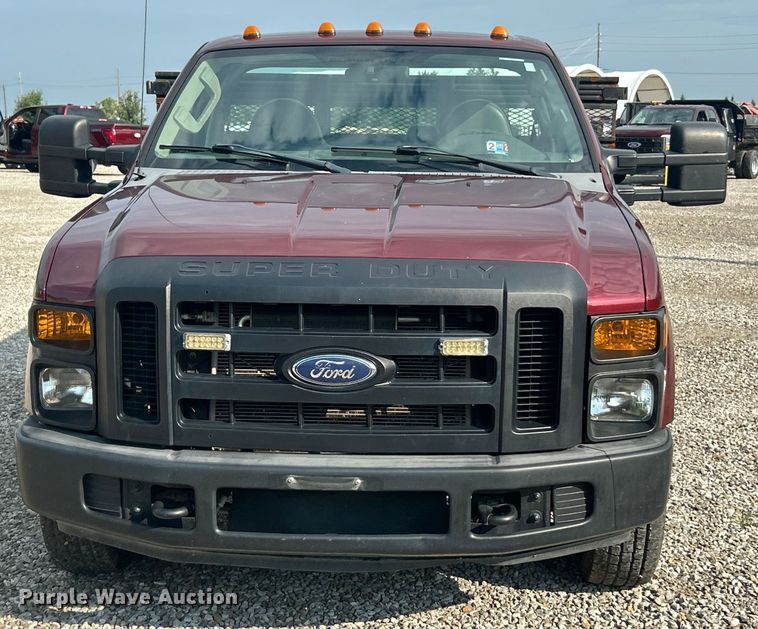 image for item EK8496 2009 Ford F350 Super Duty XL flatbed pickup truck