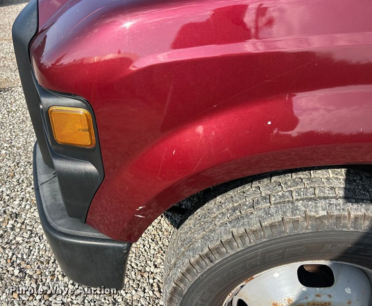 image for item EK8496 2009 Ford F350 Super Duty XL flatbed pickup truck