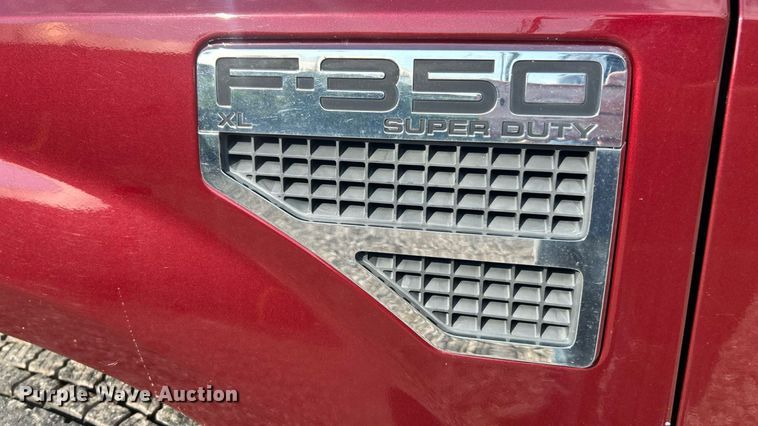 image for item EK8496 2009 Ford F350 Super Duty XL flatbed pickup truck