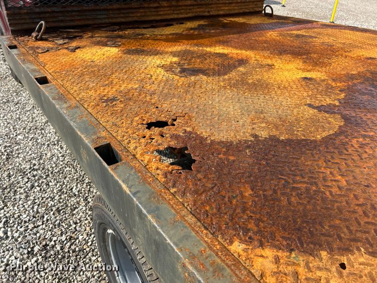 image for item EK8496 2009 Ford F350 Super Duty XL flatbed pickup truck