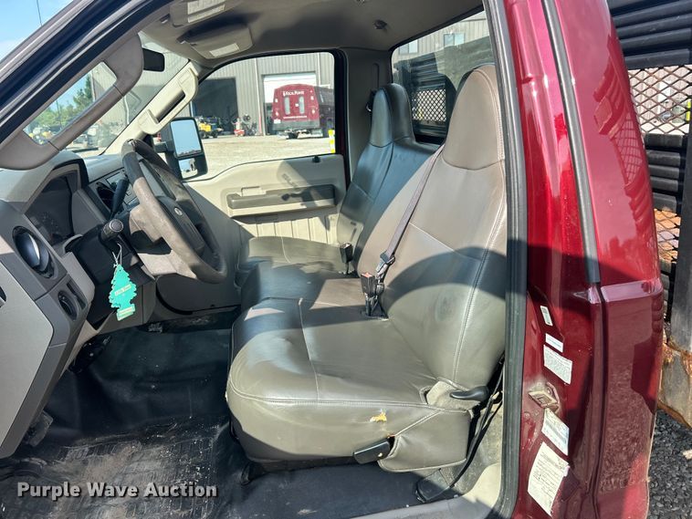 image for item EK8496 2009 Ford F350 Super Duty XL flatbed pickup truck