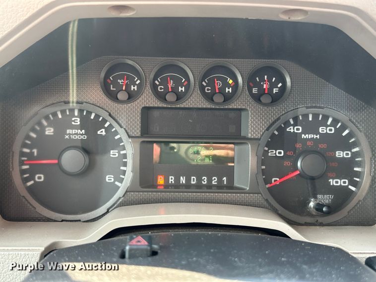 image for item EK8496 2009 Ford F350 Super Duty XL flatbed pickup truck