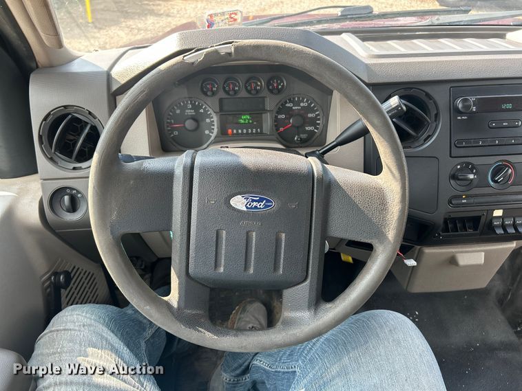 image for item EK8496 2009 Ford F350 Super Duty XL flatbed pickup truck