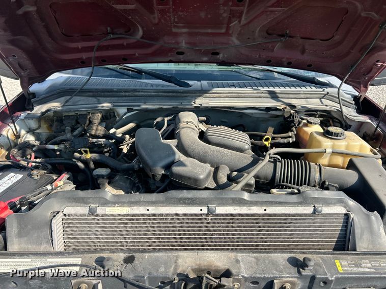 image for item EK8496 2009 Ford F350 Super Duty XL flatbed pickup truck