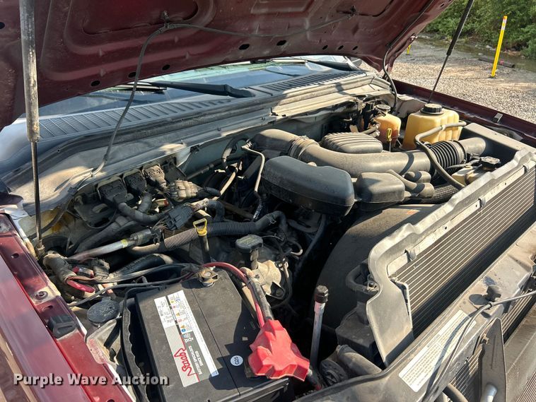 image for item EK8496 2009 Ford F350 Super Duty XL flatbed pickup truck