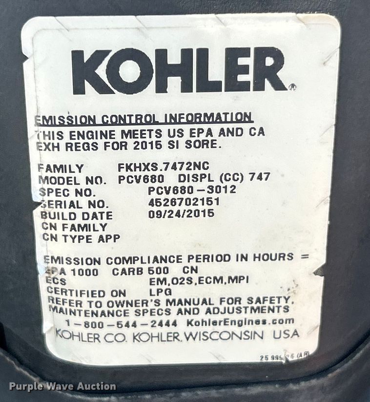 image for item EK8502 Exmark X Series lawn mower