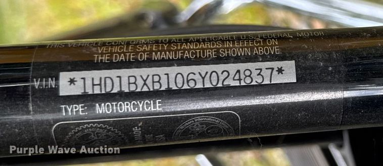 image for item EM2269 2006 Harley-Davidson Fat Boy motorcycle