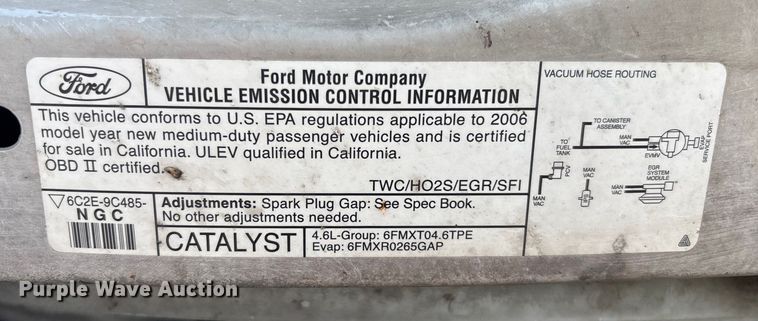 image for item EM5070 2006 Ford Econoline van