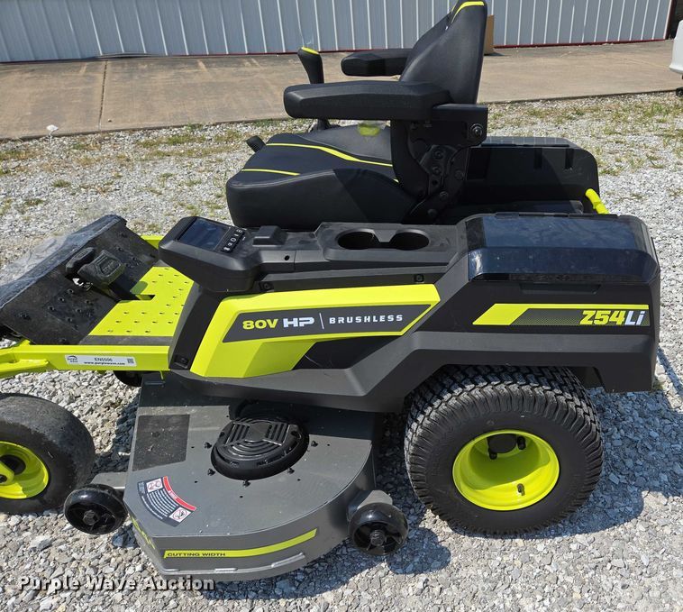 image for item EN5506 Ryobi Z54Li ZTR lawn mower