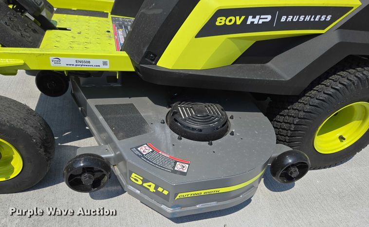 image for item EN5508 Ryobi Z54Li ZTR lawn mower