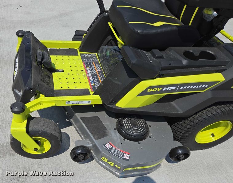 image for item EN5508 Ryobi Z54Li ZTR lawn mower