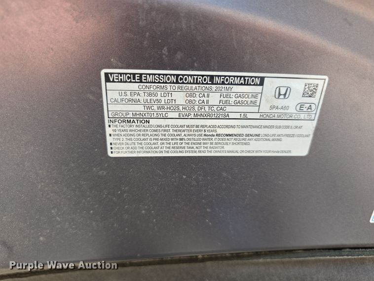 image for item EO1572 2021 Honda CR-V SUV