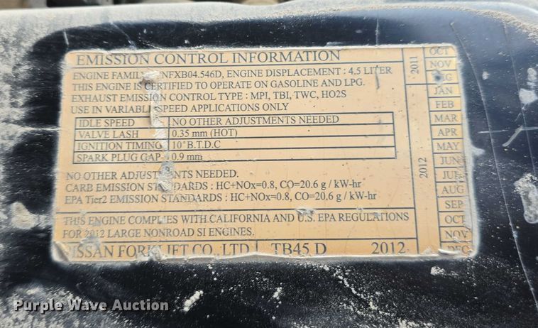 image for item EO1606 Caterpillar P8000 forklift